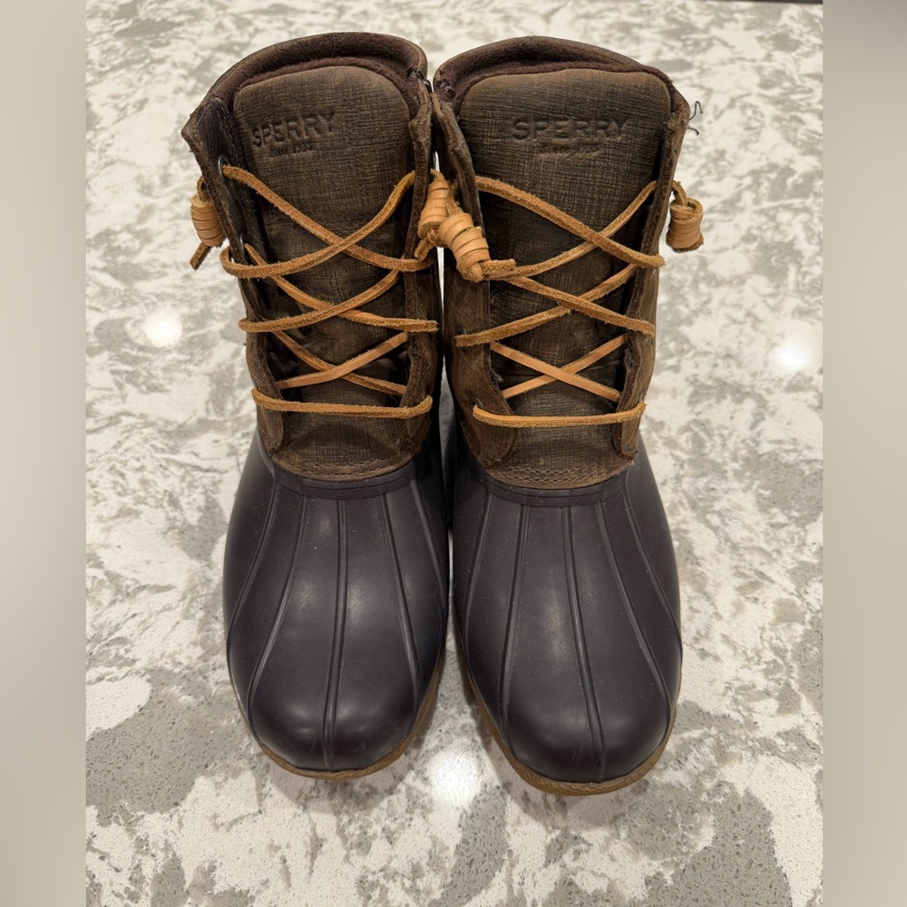 Sperry Women's Brown Duck Boots